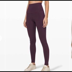 Lululemon Wunder under hi rise legging Arctic Plum